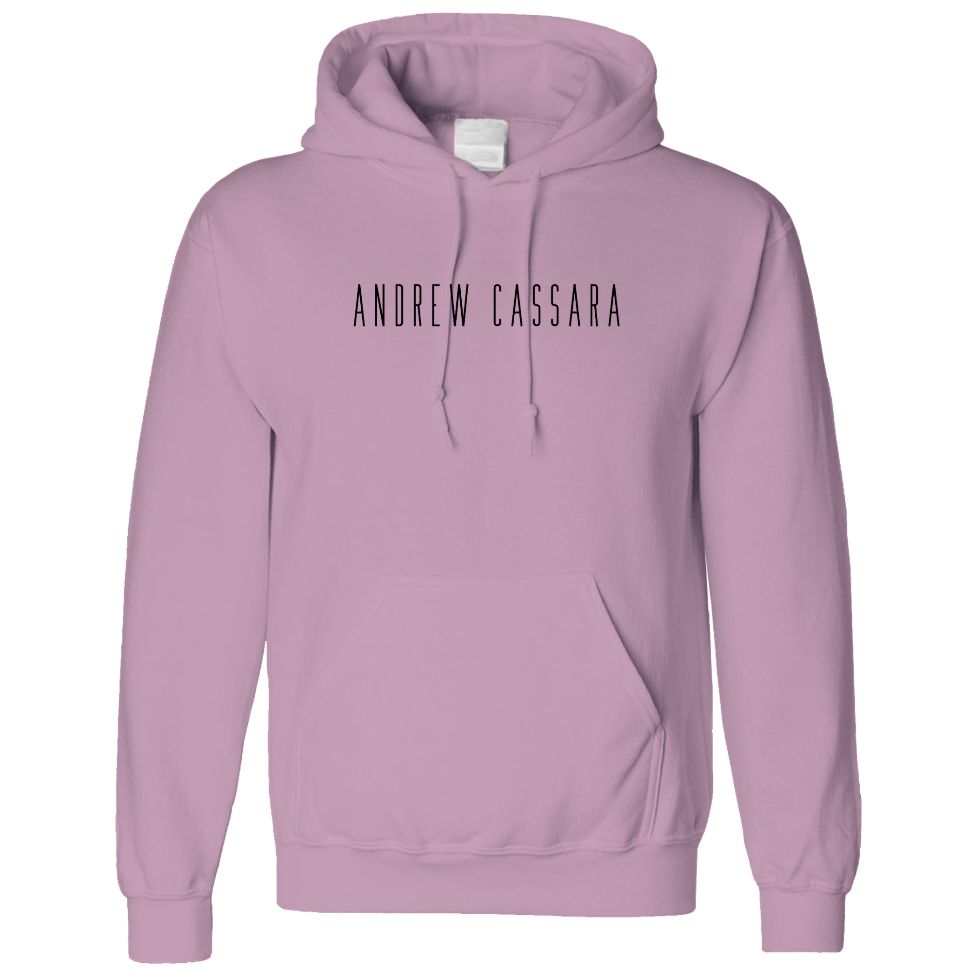 TOUR ~ PULL-OVER HOODIE ~ LIGHT PINK – Andrew Cassara | Official ...