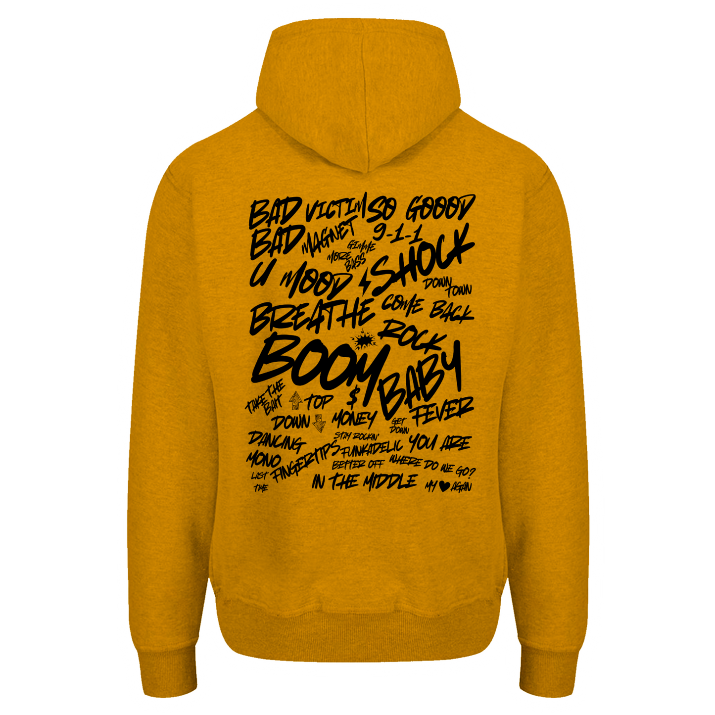 TOUR PULL OVER HOODIE ~ YELLOW